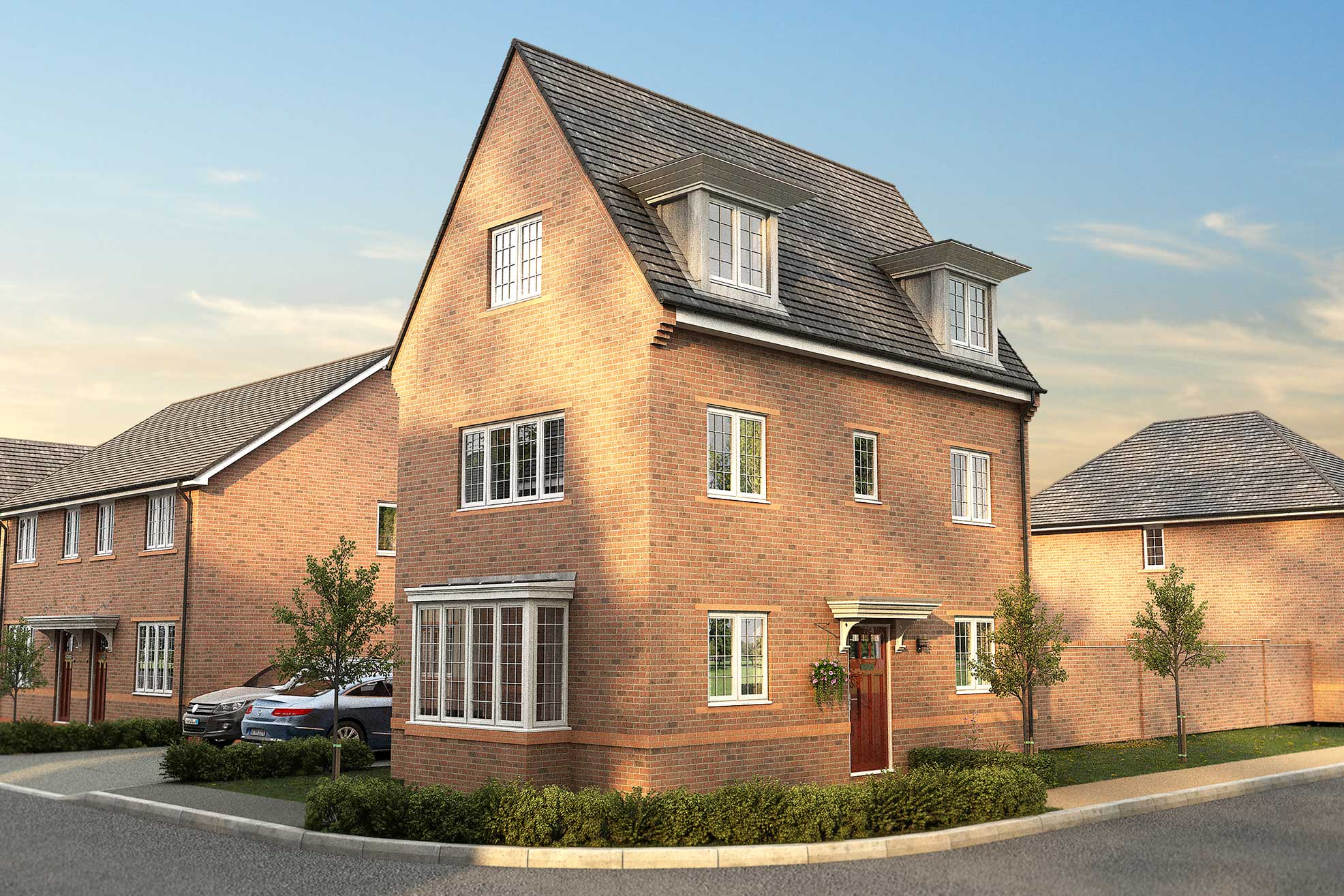 Buy 3 bedroom house Evesham Gate at Evesham Bloor Homes