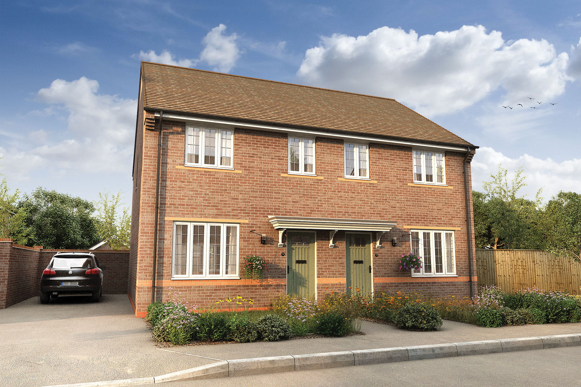 Buy 3 bedroom house Hollycroft Grange at Hinckley Bloor Homes