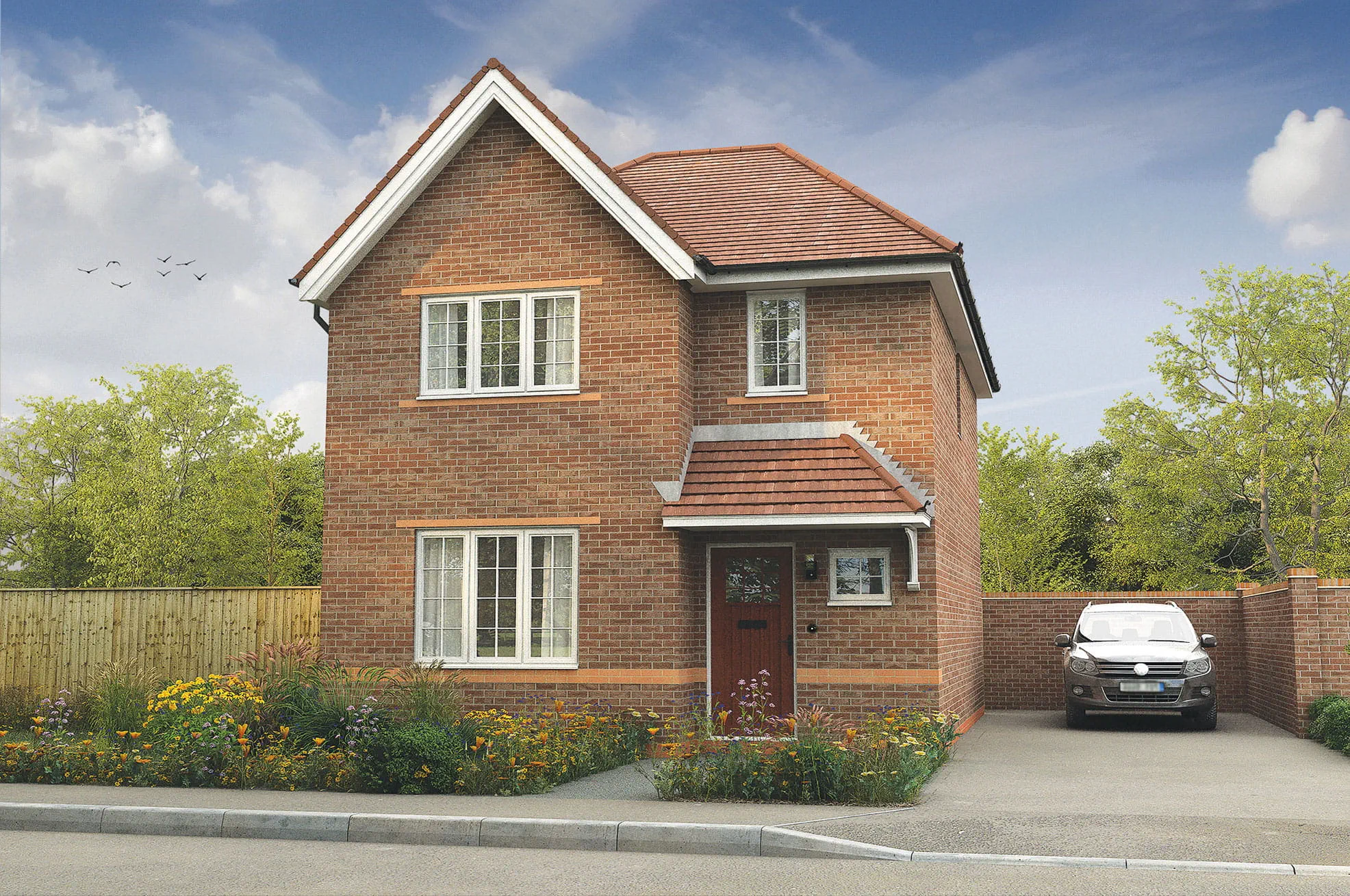 Buy bedroom house Wavendon Green at Wavendon Bloor Homes