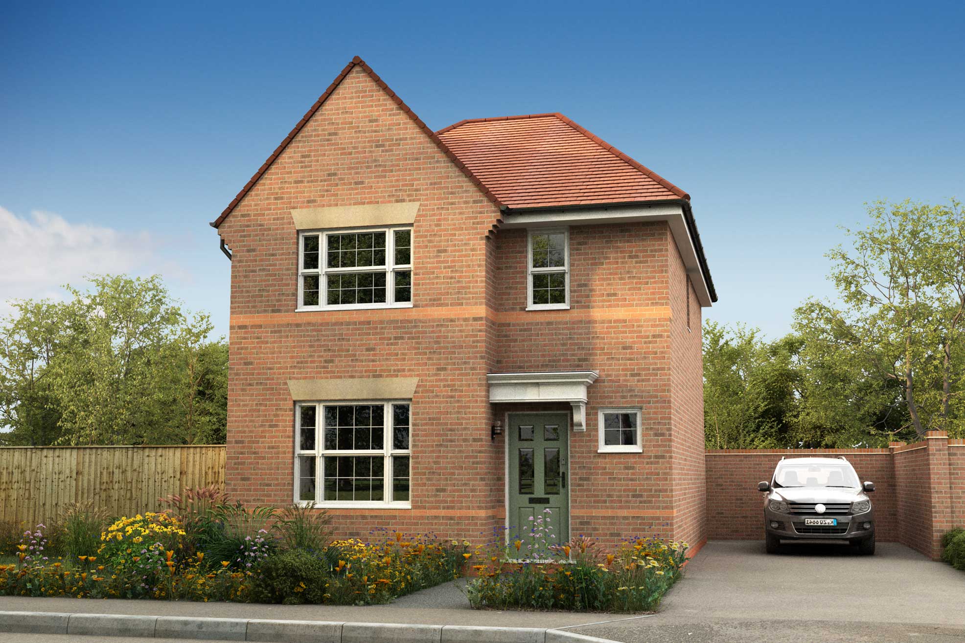Buy 3 bedroom house The Arches at Ledbury at Ledbury Bloor Homes