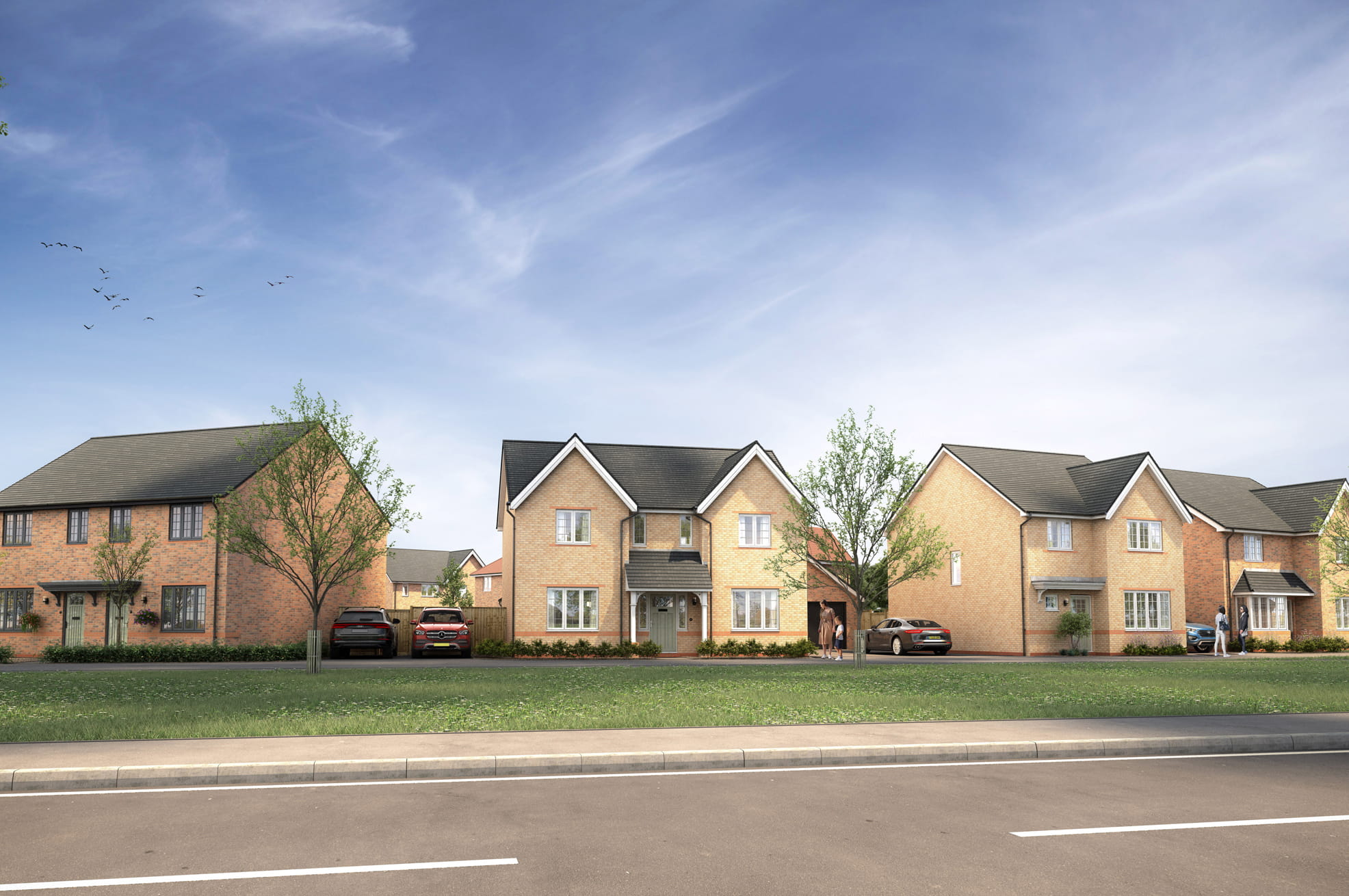 New houses for sale Little Paxton Paxton Mill Bloor Homes