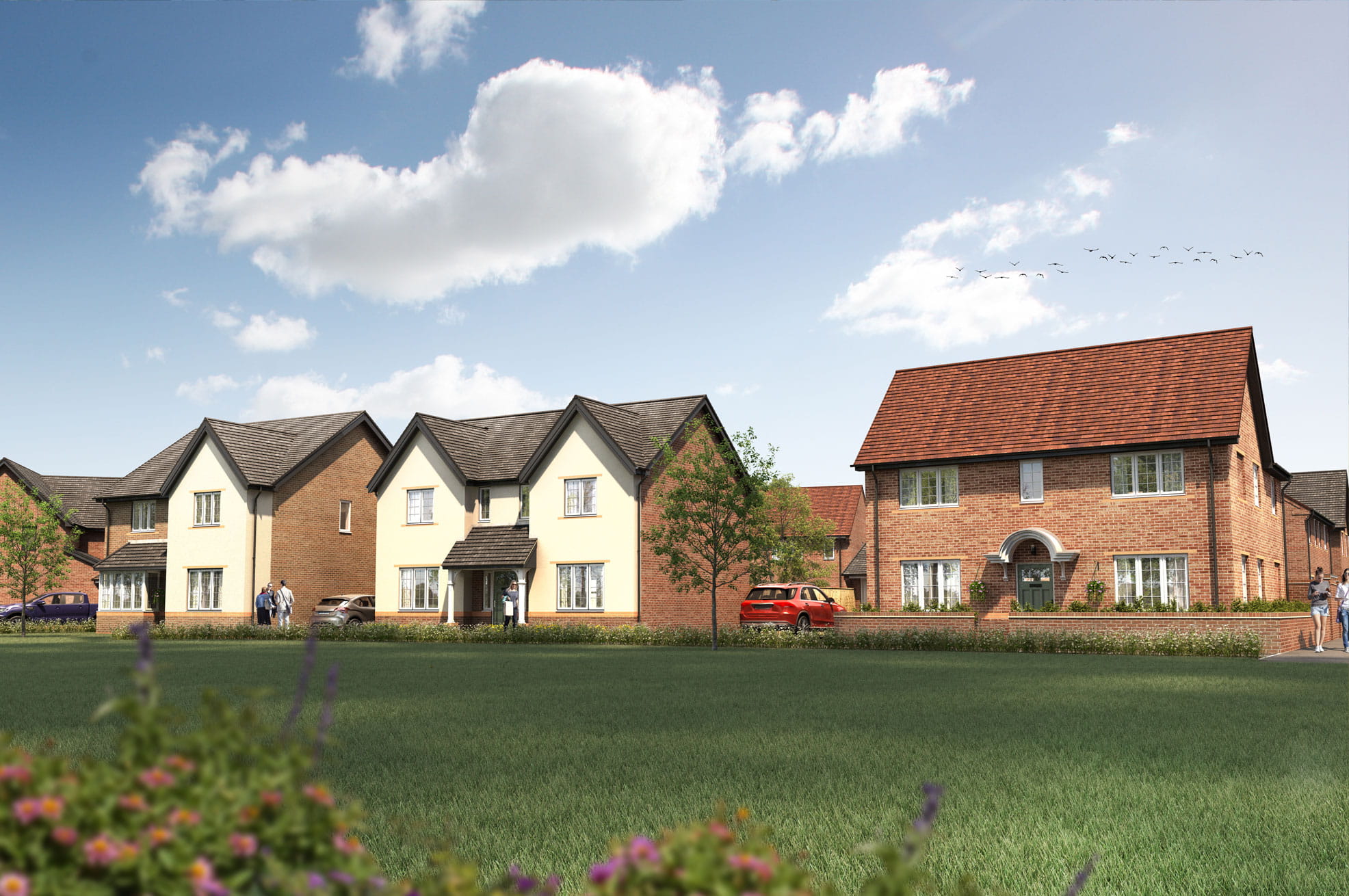 New build houses for sale Watlington Red Kite View Bloor Homes