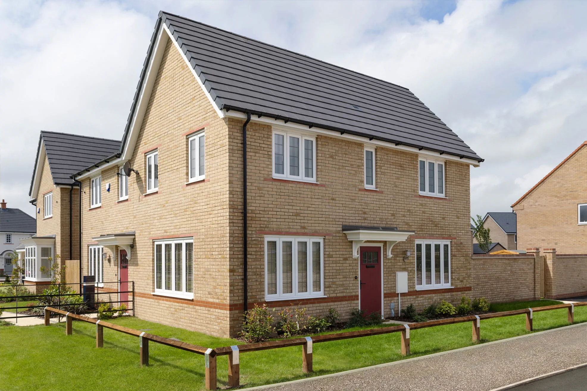 Buy 3 bedroom house Paxton Mill at Little Paxton Bloor Homes